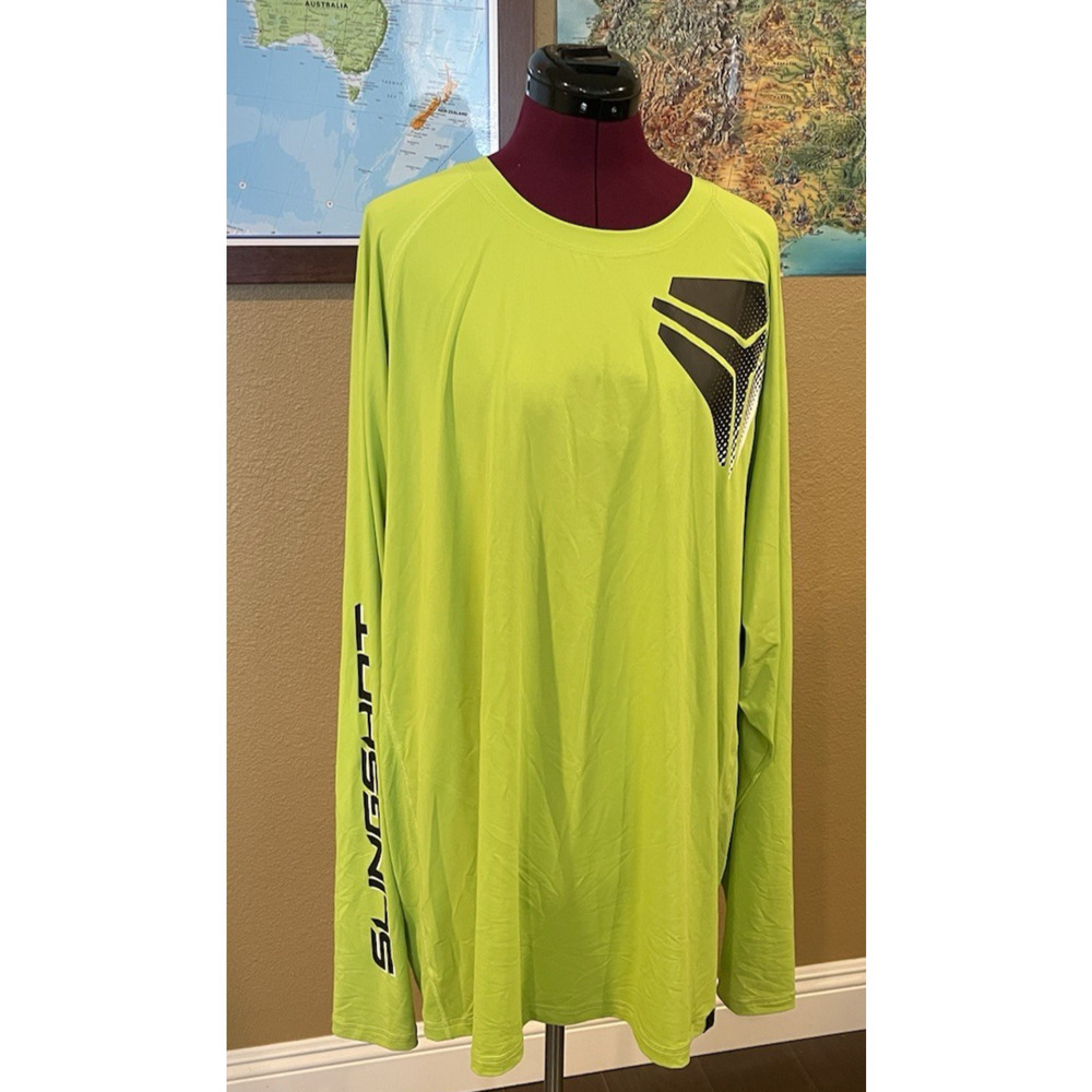 Polaris Slingshot Unisex Yellow L/S Performance Shirt Men 3XL / woman 4XL
